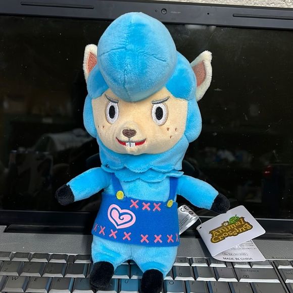 NWT-Animal Crossing New Leaf 8" Cyrus Stuffed Plush - Picture 1 of 4